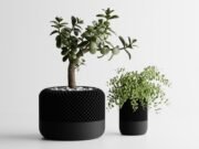 Modern Apple Home Pod Style Plant Pot