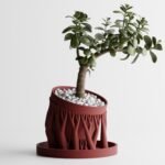 Organic Planter Round Tilted