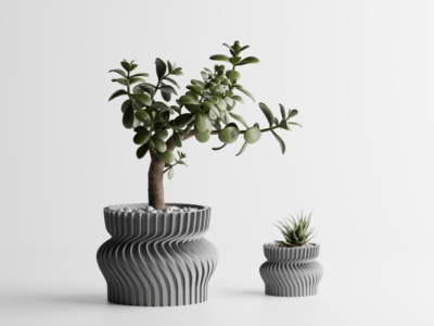 Maceta Modern Twisted