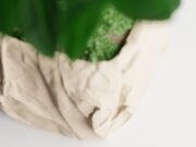 Crumbled Paper Plant Pot Square - Imagen 2