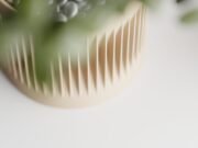 Modern Ribbed Planter Plant Series 2 - Imagen 2