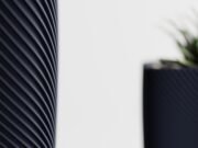 Plant Pot Rib Rounded Cube - Imagen 3