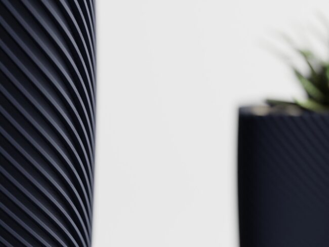 Maceta Rib Rounded Cube - Imagen 3