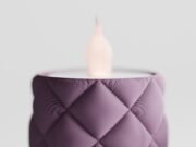 Inflated Cloth LED candle tealigh - Imagen 3