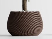 Modern Ribbed Planter Plant Series 5 - Imagen 4