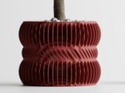 Modern Ribbed Planter Plant Series 3 - Imagen 4