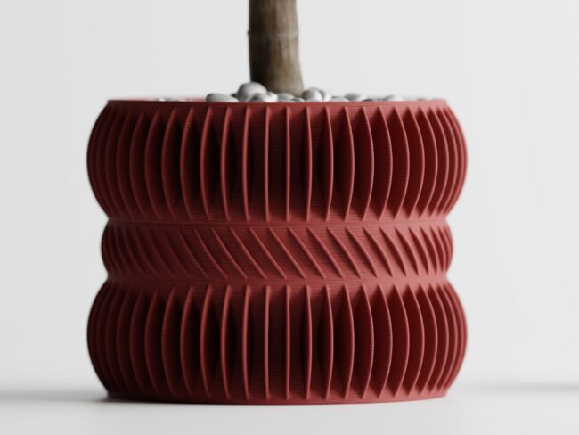 Maceta Modern Ribbed 3 - Imagen 4