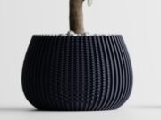 Modern Ribbed Planter Plant Series 4 - Imagen 4
