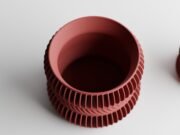 Modern Ribbed Planter Plant Series 3 - Imagen 5