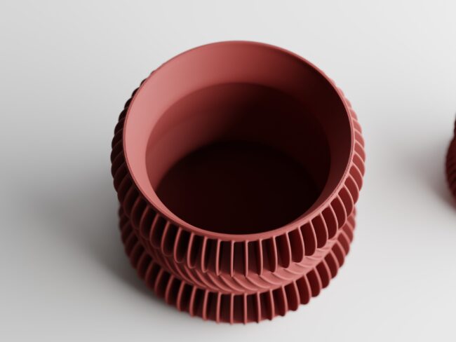 Maceta Modern Ribbed 3 - Imagen 5