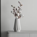 Vase Big Ribs Triangle