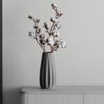 Vase Smooth Ribs Straight