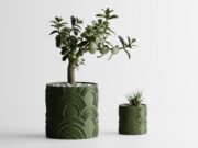 Plant Pot Modern Wavy