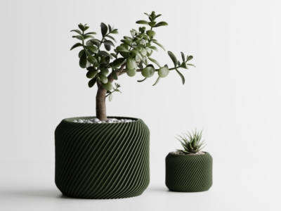 Maceta Rib Delta Twisted