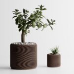 Rippled Plant Pot 1
