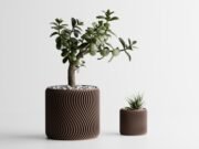 Rippled Plant Pot 1