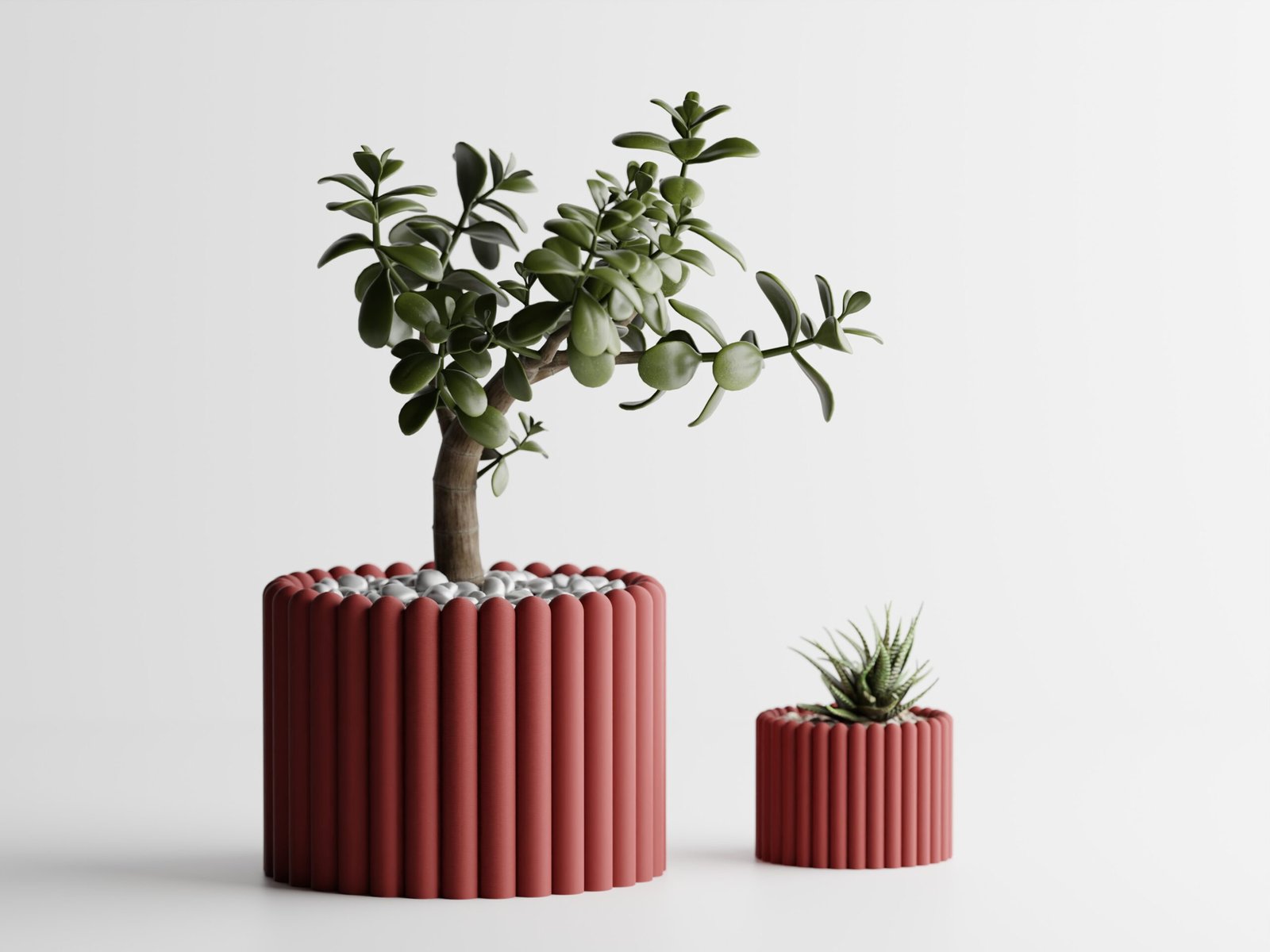 A0006 Plant Pot Planter Rounded - Imagen 1