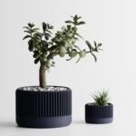 Plant Pot Planter Rib Delta 1