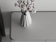 Vase Big Ribs Triangle - Imagen 2