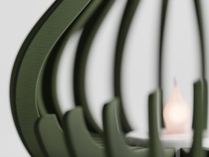 Portavela Tealight Flame - Imagen 3