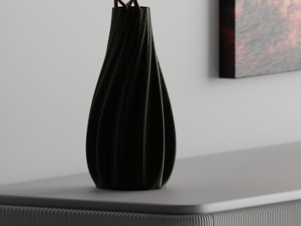 Jarrón smooth Ribs Curved - Imagen 3