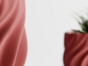 Plant Pot Smooth Ribs Curved - Imagen 3