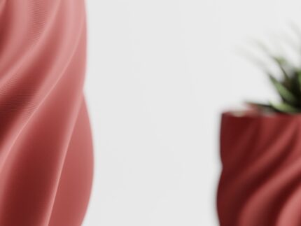 Maceta Smooth Ribs Curved - Imagen 3