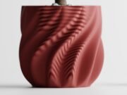 Plant Pot Smooth Ribs Curved - Imagen 4