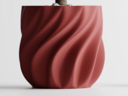 Maceta Smooth Ribs Curved - Imagen 4