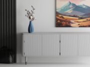 Vase smooth Ribs Curved - Imagen 4