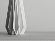 Vase Big Ribs Triangle - Imagen 5