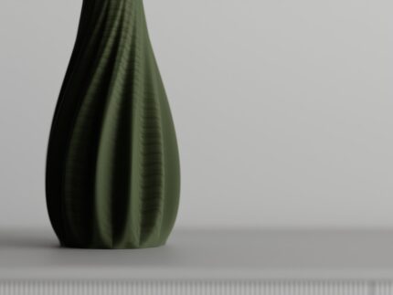Jarrón smooth Ribs Curved - Imagen 5