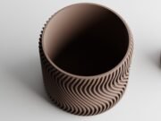 Rippled Plant Pot 1 - Imagen 5