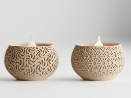 Portavela Tealight Candle Geo Style - Imagen 5