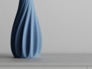 Vase smooth Ribs Curved - Imagen 5