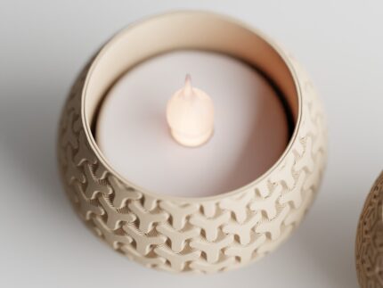 Portavela Tealight Candle Geo Style - Imagen 6