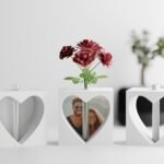 Valentines Heart CutOut Vase