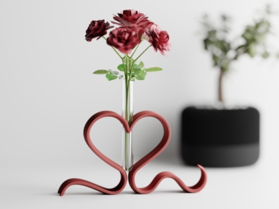 Jarrón Ribbon Heart