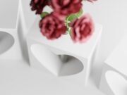 Valentines Heart CutOut Vase - Imagen 2