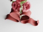Ribbon Heart Vase - Imagen 2