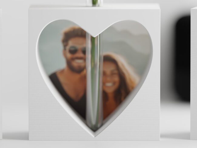Jarrón Valentines Heart CutOut - Imagen 3
