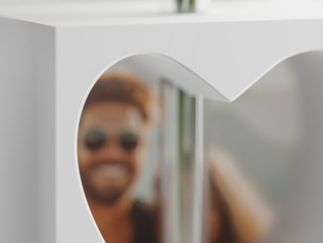 Jarrón Valentines Heart CutOut - Imagen 4