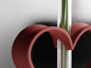 Ribbon Heart Vase - Imagen 4