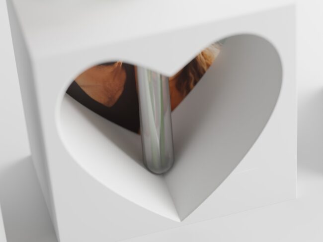 Jarrón Valentines Heart CutOut - Imagen 5
