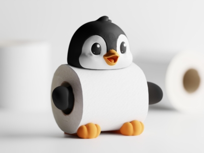Soporte rollo de papel Tuxo